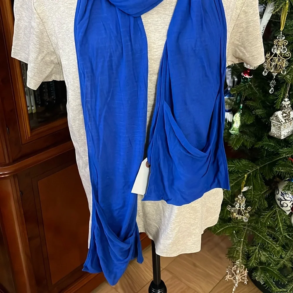Ralph Lauren RLX extra long cotton scarf 🧣neckwear with pockets